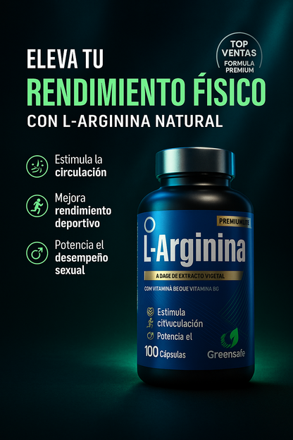 L-Arginina Pura para Bombeo Explosivo, Energía y Rendimiento Muscular Extremo
