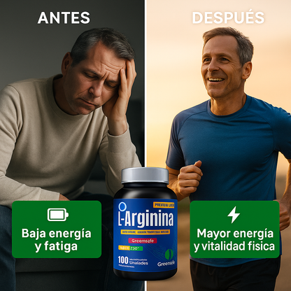 L-Arginina Pura para Bombeo Explosivo, Energía y Rendimiento Muscular Extremo