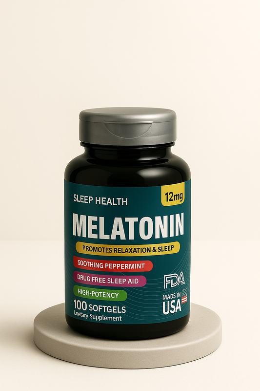 Melatonina Pura para Sueño Profundo, Despertar Ligero y Recuperación Real del Cuerpo