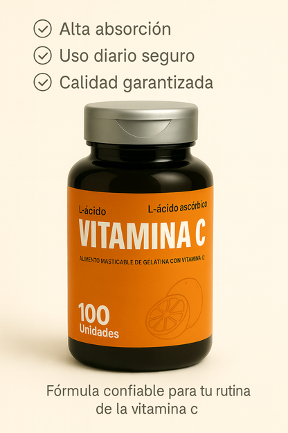Vitamina C Premium que Refuerza Tu Inmunidad, Mejora tu Energía y Protege tu Piel del Daño Oxidativo