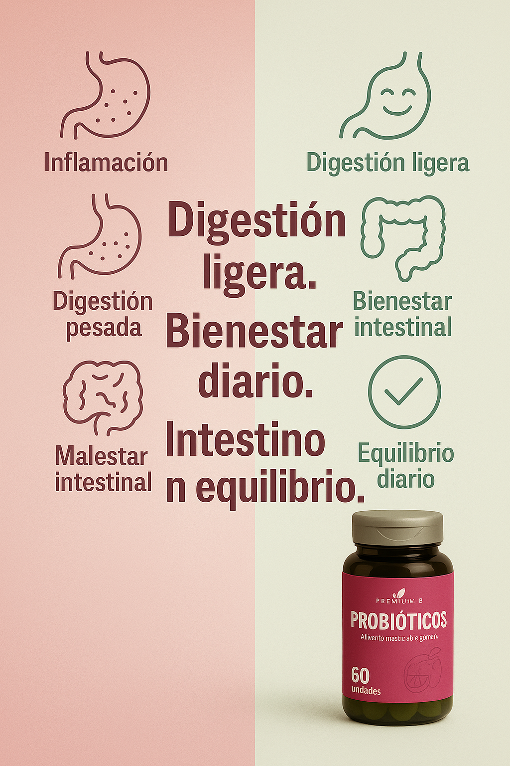 GOMAS PROBIOTICOS VITALCOM X60