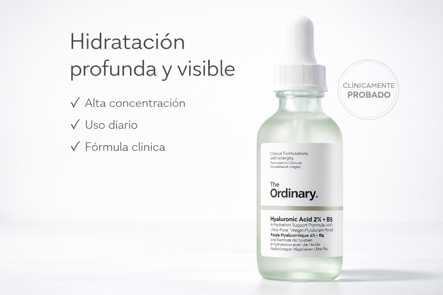 Ácido Hialurónico Puro que Hidrata en Profundidad