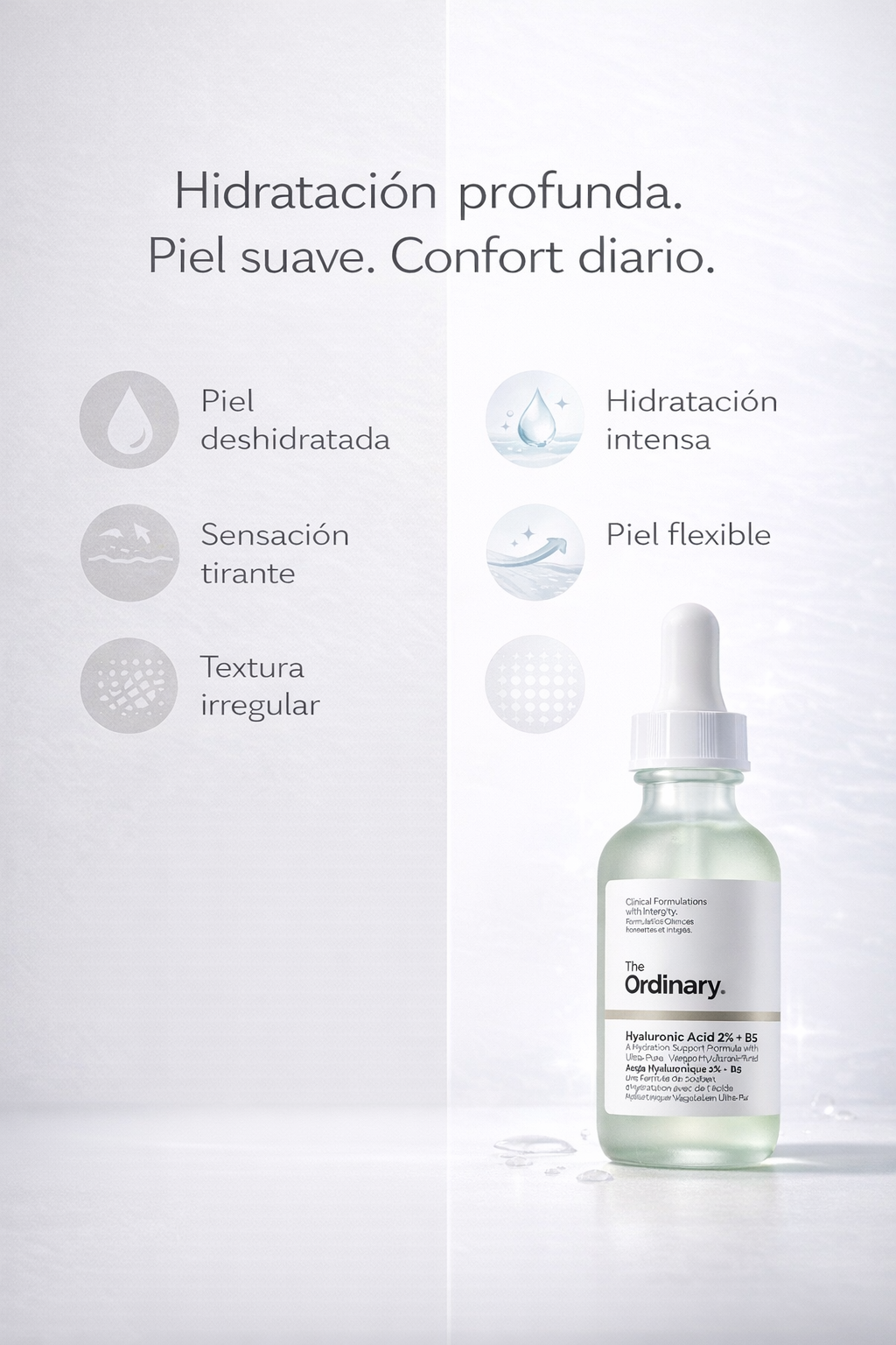 Ácido Hialurónico Puro que Hidrata en Profundidad