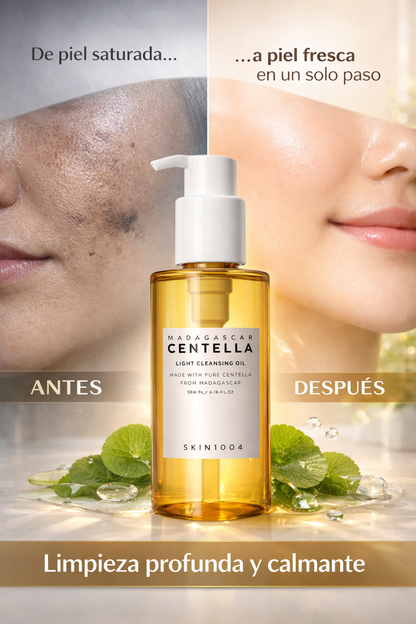 Jabón en Aceite de Madagascar Centella que Limpia Profundo, Calma y Restaura tu Piel