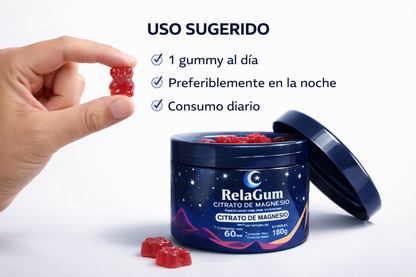 Gummies Relajantes que Reducen Estrés, Calman la Mente y Mejoran tu Descanso
