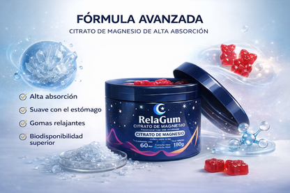 Gummies Relajantes que Reducen Estrés, Calman la Mente y Mejoran tu Descanso