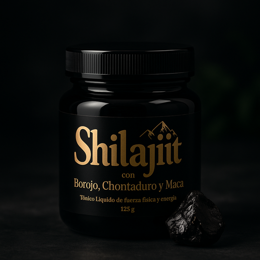 Shilajit Puro Potenciado para Energía, Testosterona y Rendimiento Máximo