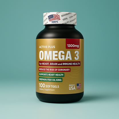 Omega 3 de Alta Pureza para Corazón Fuerte, Mente Clara y Articulaciones Sin Dolor