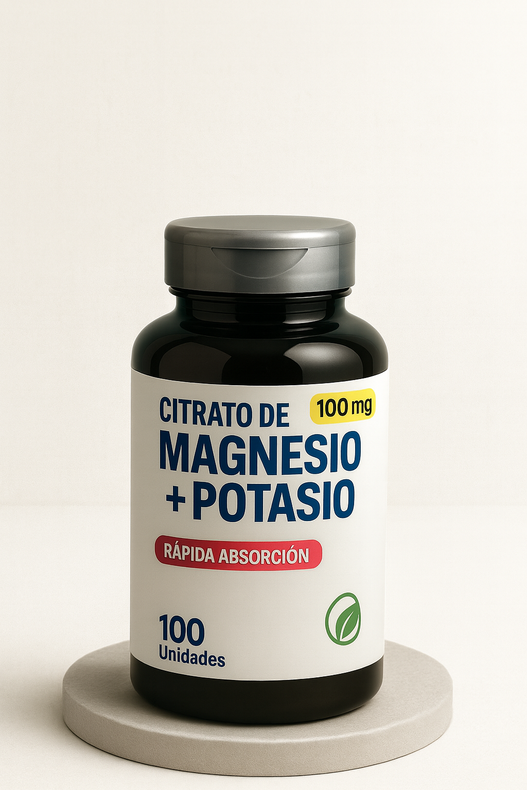 Citrato de Magnesio + Potasio para Energía Estable, Recuperación Rápida y Cero Calambres